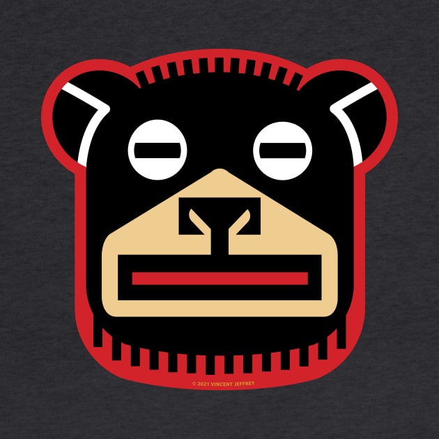 Big Black Bear Icon by Mindscaping